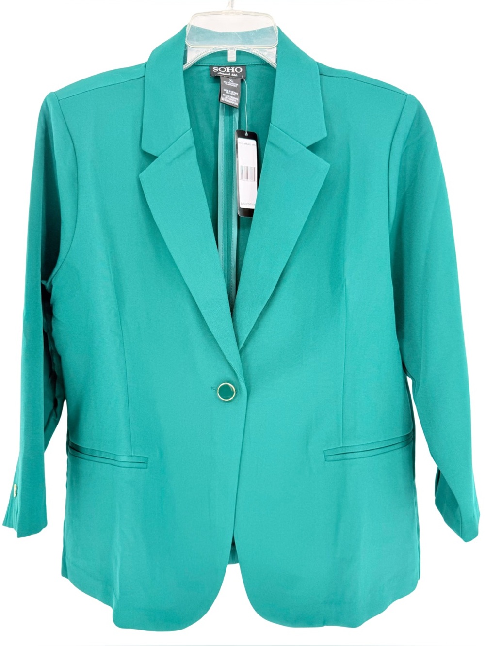 Green Blazer XL NWT Corpcore Workwear Tailored Office Power Jacket Business